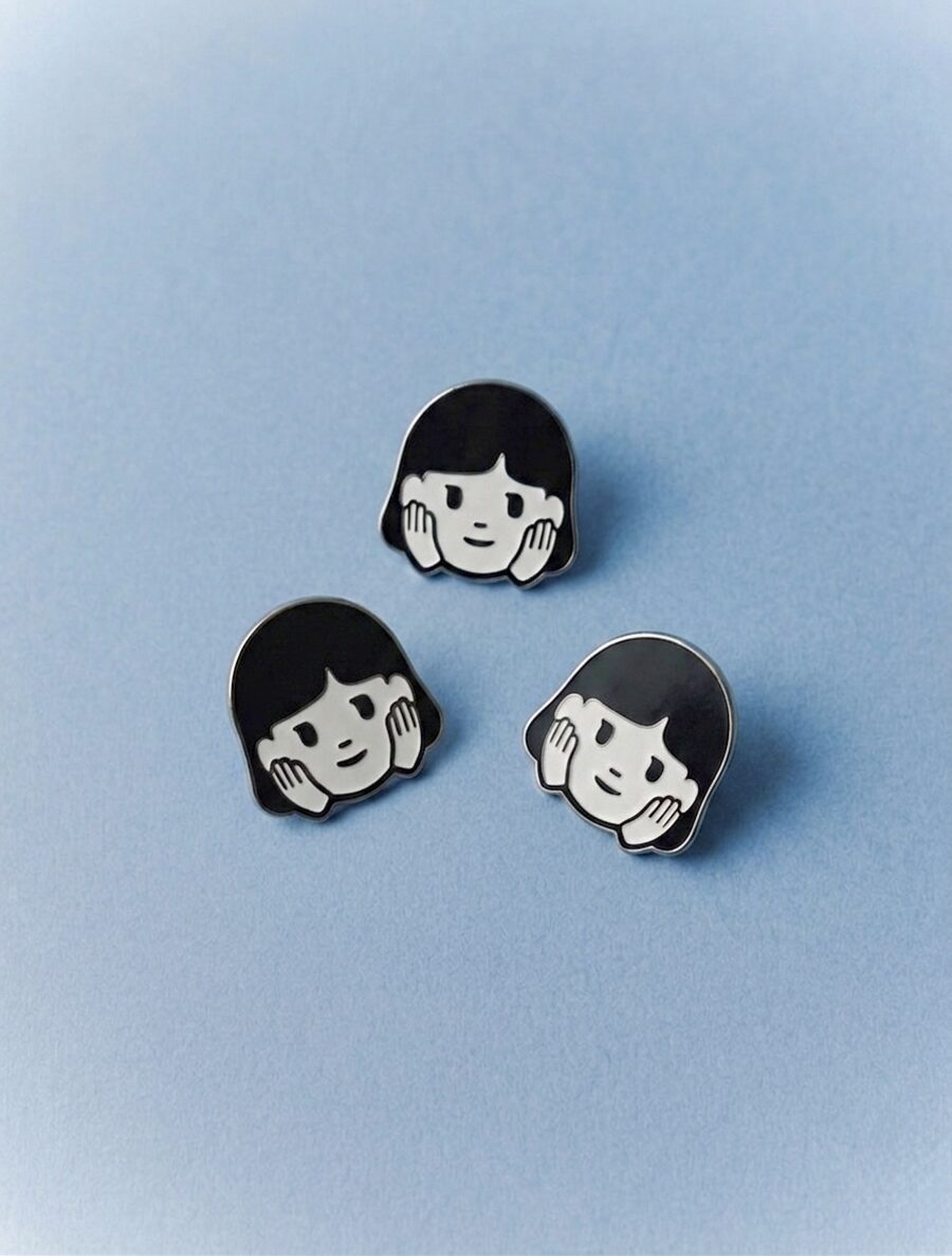 Riceful enamel pin merchandise Berkeley Japanese restaurant